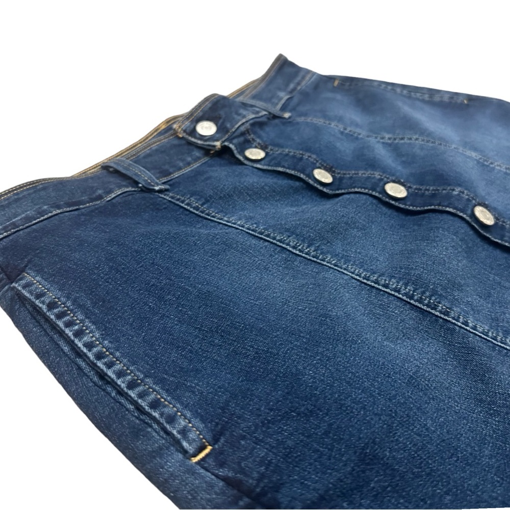 GUESS Denim Button Mini Skirt - Picture 2 of 5
